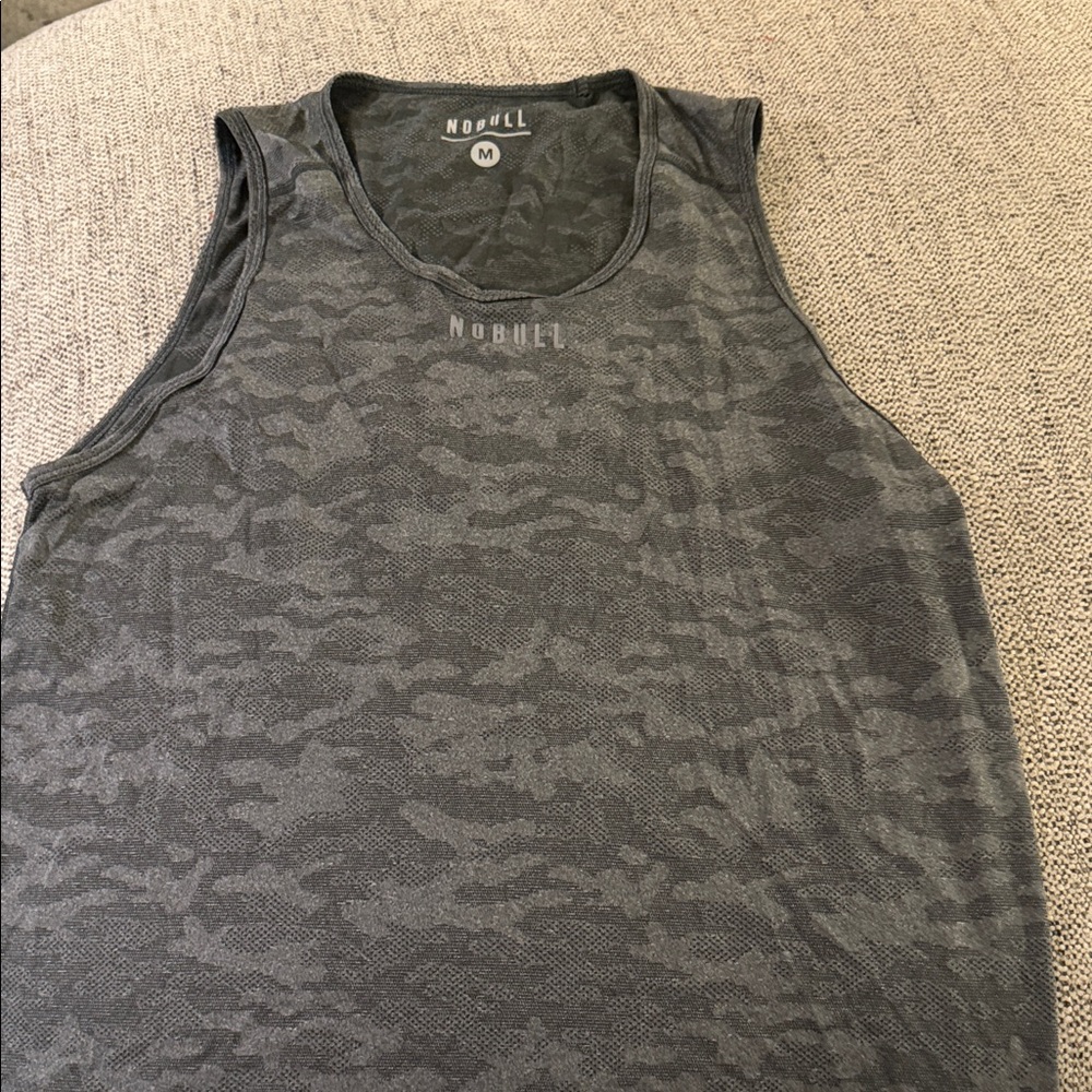 NOBULL Charcoal Camo Men's Tank Top